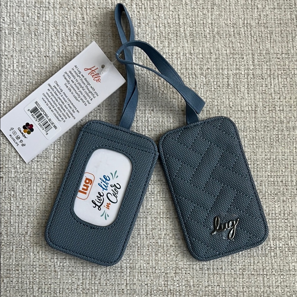 NWT Lug Matte Luxe Baggage Tags Set